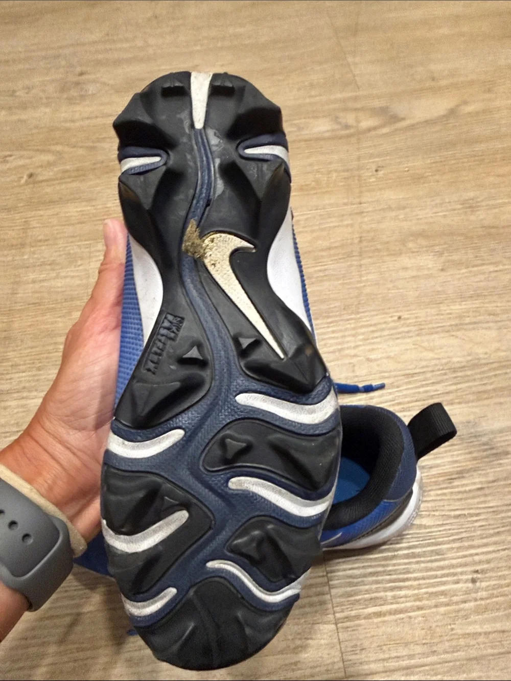 Nike Kids Blue and Black Lightweight Sneakers
